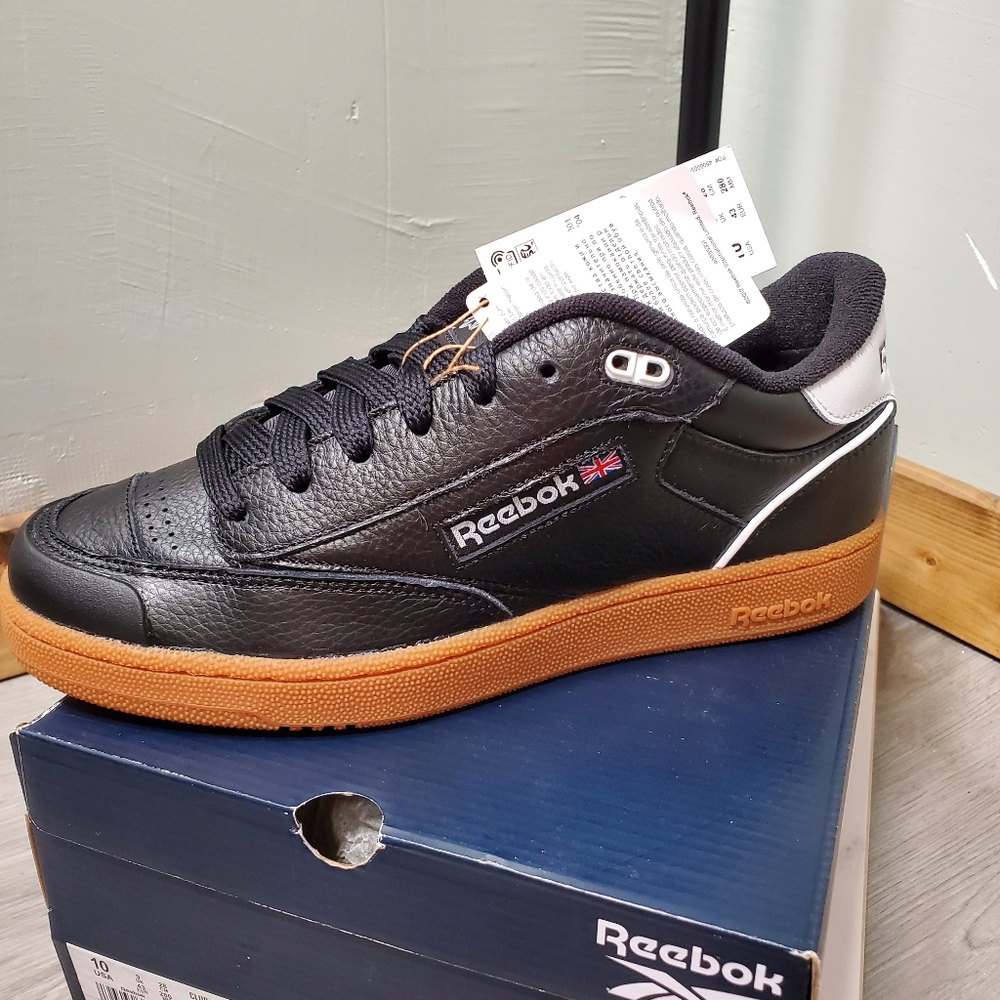 Reebok Unisex Black and Brown Sneakers